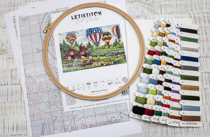 Up Up and Away L8048 Counted Cross Stitch Kit