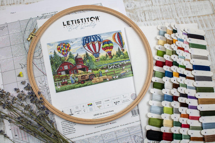 Up Up and Away L8048 Counted Cross Stitch Kit