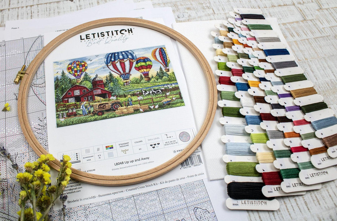 Up Up and Away L8048 Counted Cross Stitch Kit