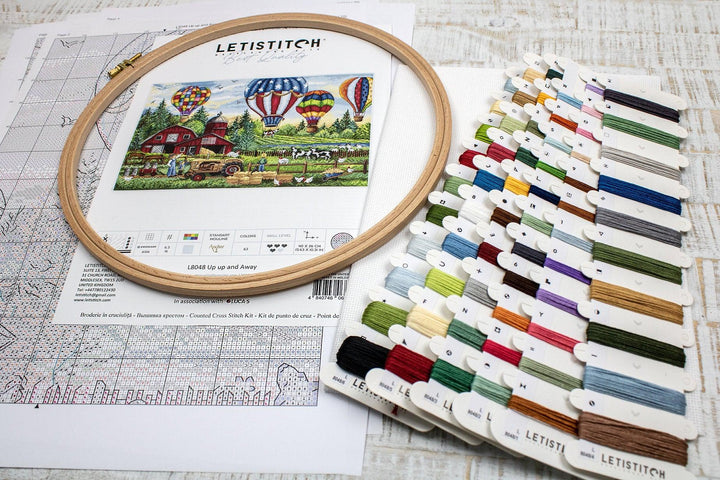 Up Up and Away L8048 Counted Cross Stitch Kit