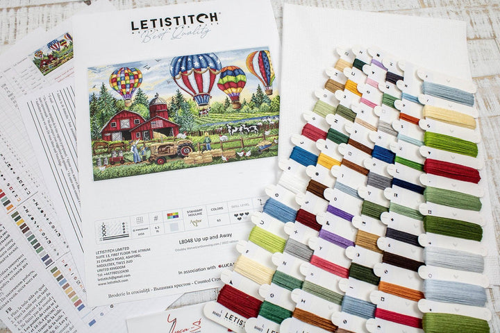 Up Up and Away L8048 Counted Cross Stitch Kit