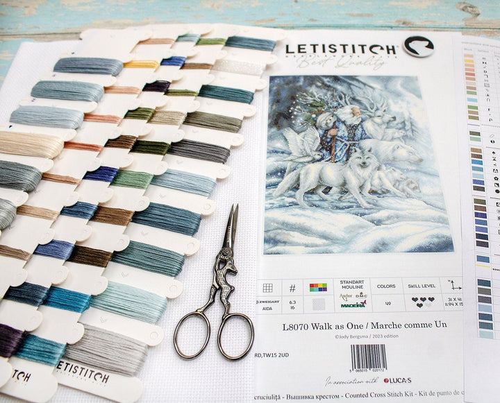 Walk as One L8070 Counted Cross Stitch Kit