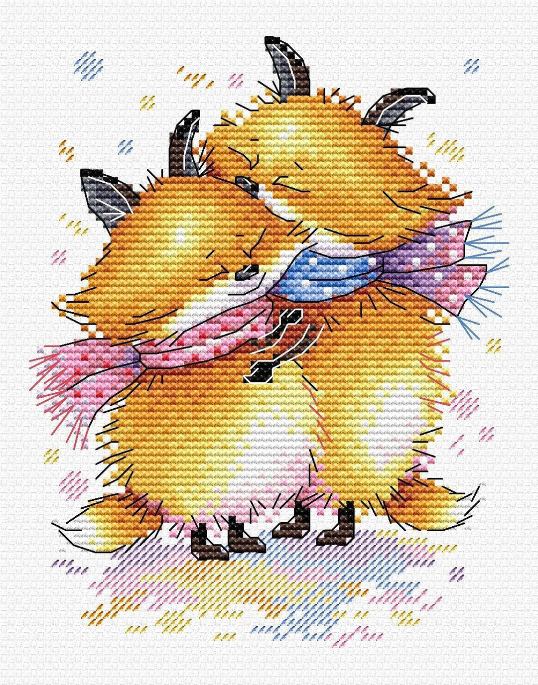 Warmer Together SM-351 Counted Cross Stitch Kit