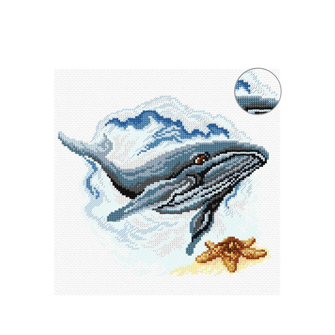 Whale 8902 Counted Cross-Stitch Kit
