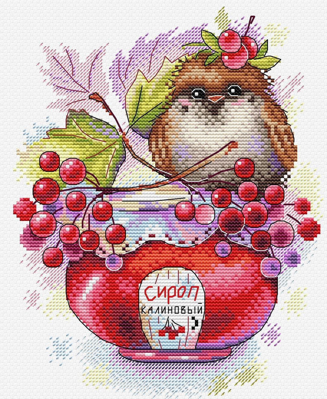 Winged Arrowwood SM-392 Counted Cross Stitch Kit