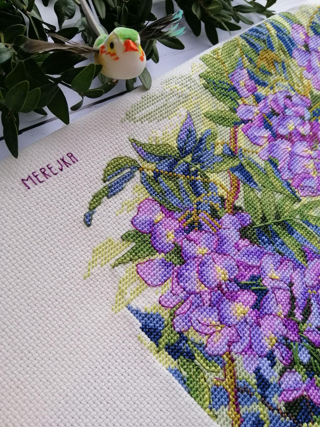 Wisteria K-137 Counted Cross-Stitch Kit