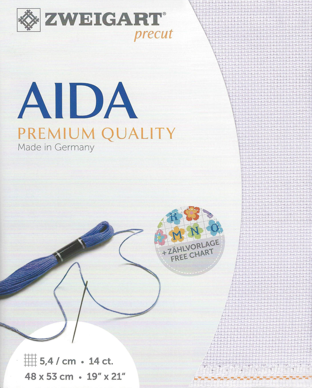 Zweigart Precut Stern-Aida 14 count Lavender Bliss 3706/5050