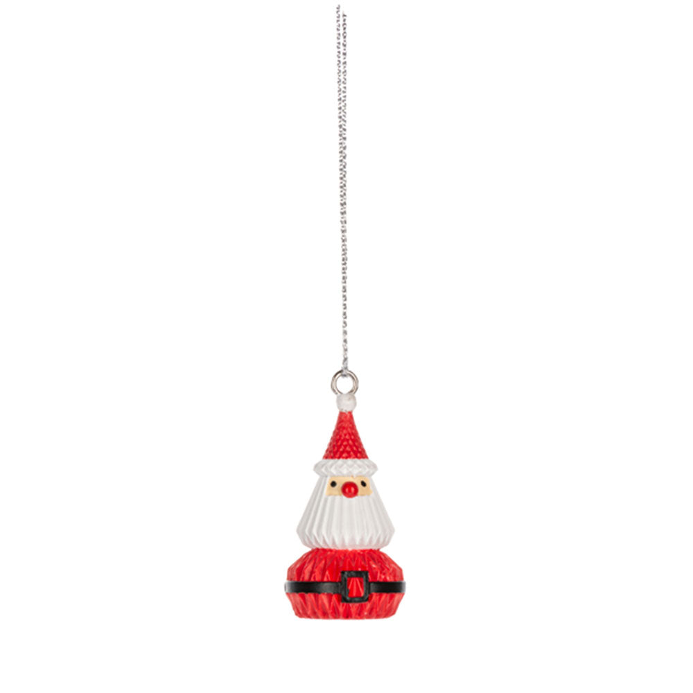 Honeycomb Santa & Snowman Ornaments (6 pc. ppk.) by Ganz image 2