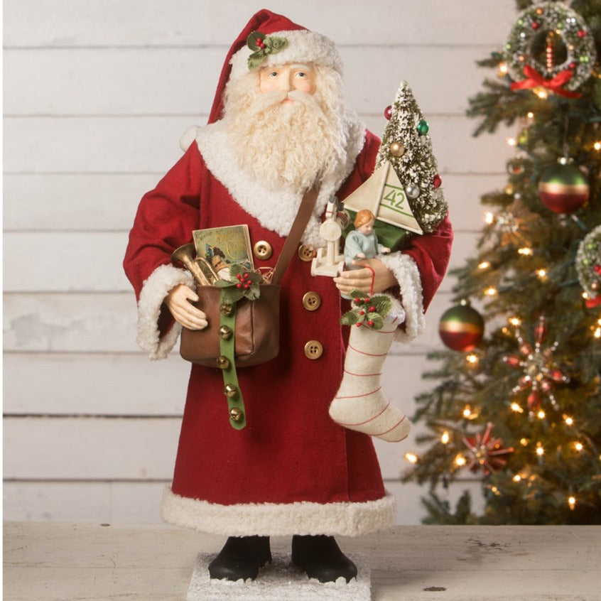 Jolly Old St. Nicholas with Toys by Bethany Lowe