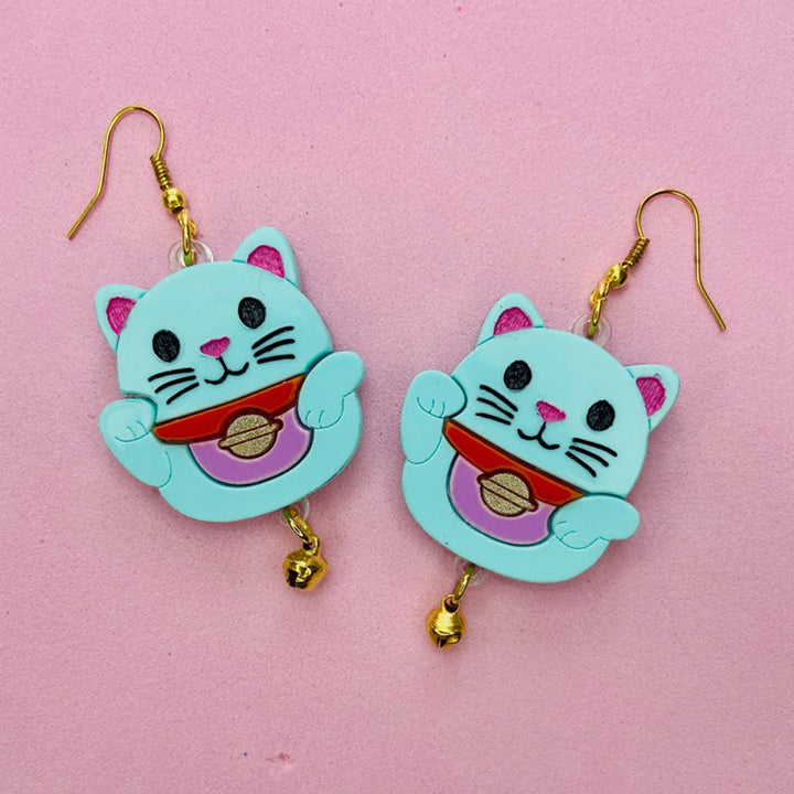 Makokot Light -Maneki Neko Earrings by Makokot Design