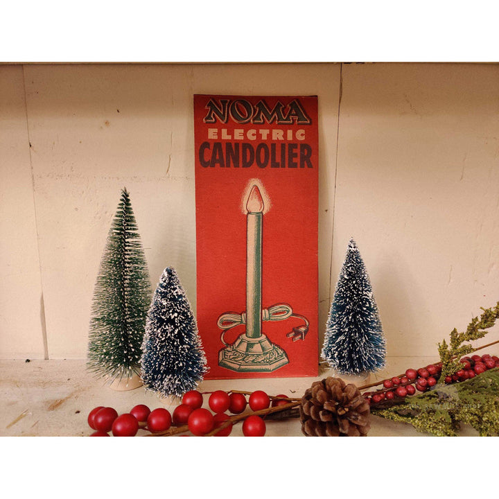 Noma Electric Candolier Christmas Lights Box Wood Cutout by Sawmill Shop