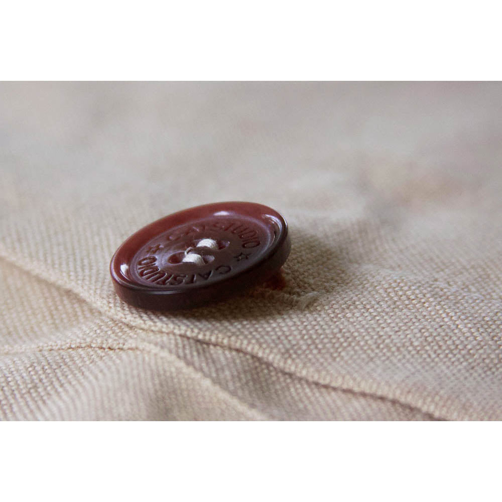 Portland, ME Hand-Embroidered Pillow by CatStudio