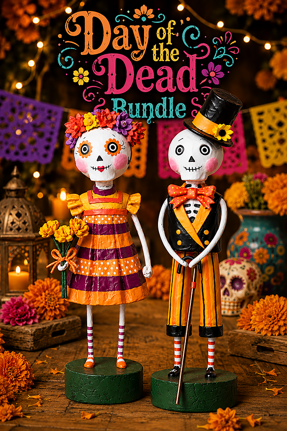 🌼💀 NEW: Day of the Dead by Lori Mitchell 💀🌼