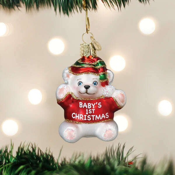 Baby's 1st Christmas glass ornament by Old World Christmas