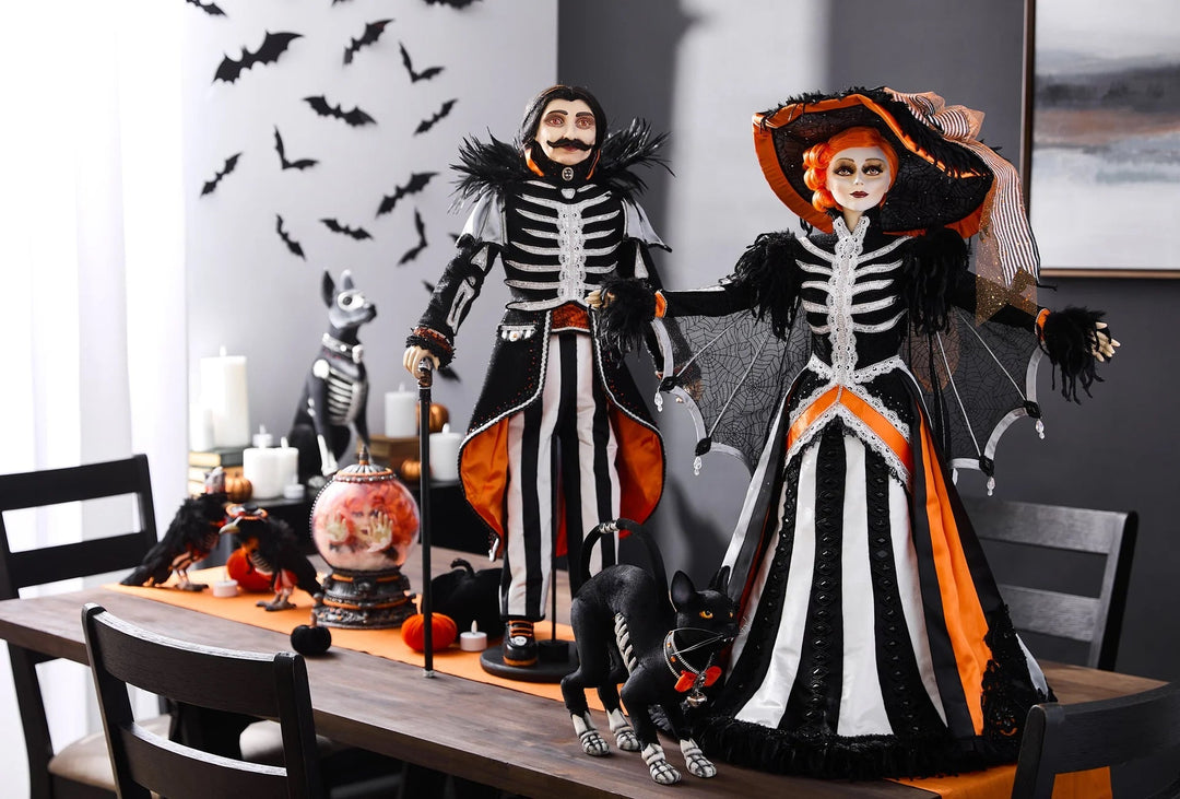 Macabre Family by Katherine's Collection: Gothic Family Halloween Decor for Sophisticated Homes