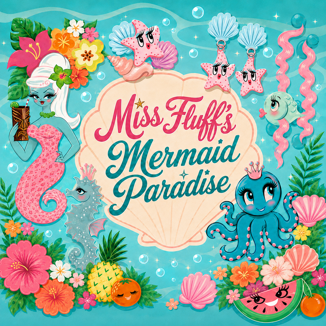 Mermaid Paradise Is Here: Shop the Miss Fluff x Lipstick & Chrome Collection