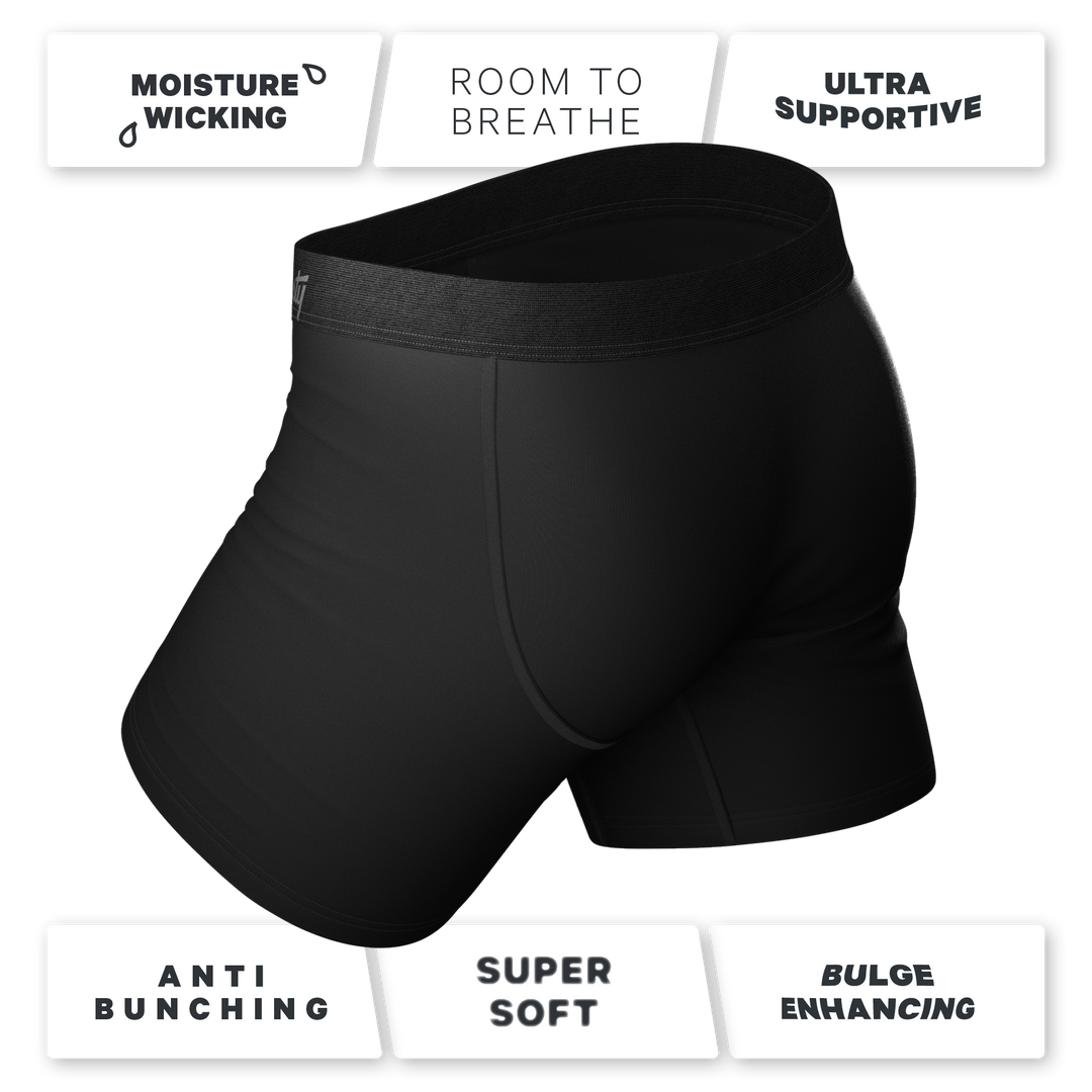 The 009 | Black Tuxedo Ball Hammock® Pouch Underwear