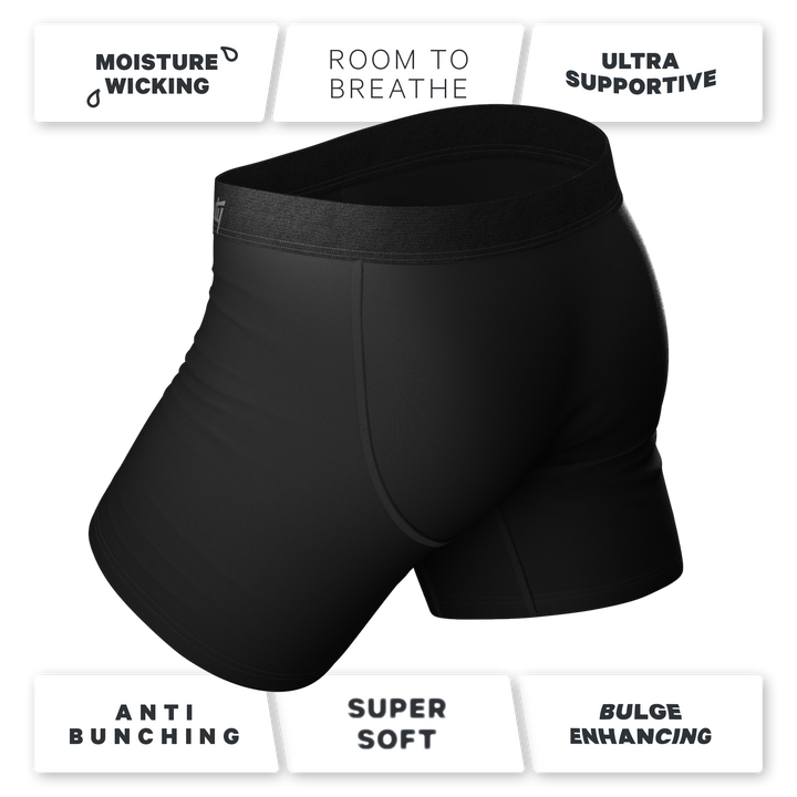 The 009 | Black Tuxedo Ball Hammock® Pouch Underwear