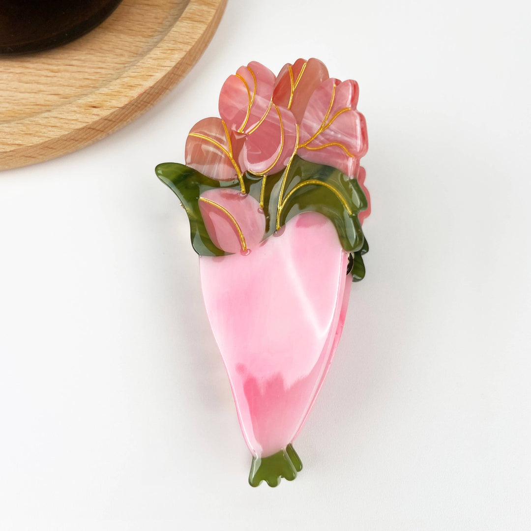 Acetate Bouquet Hair Claw Clips