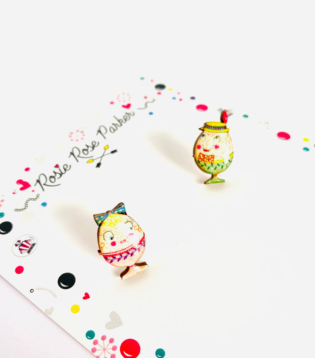 Little Easter Egg Studs by Rosie Rose Parker