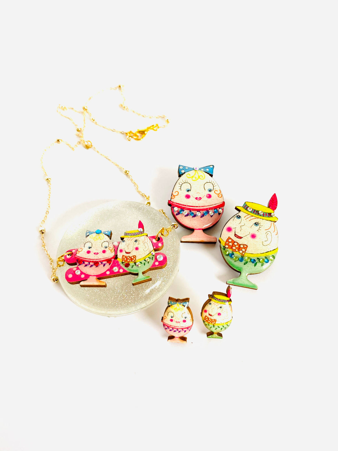 Little Easter Egg Studs by Rosie Rose Parker