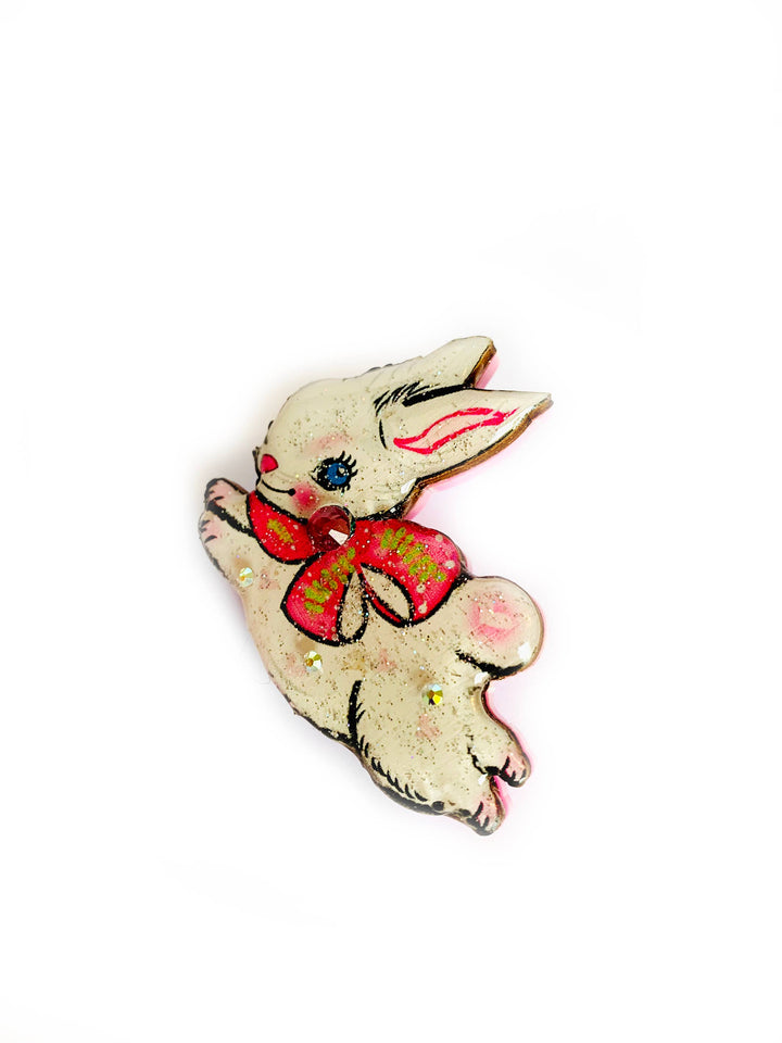 Jumping Layla Bunny Brooch