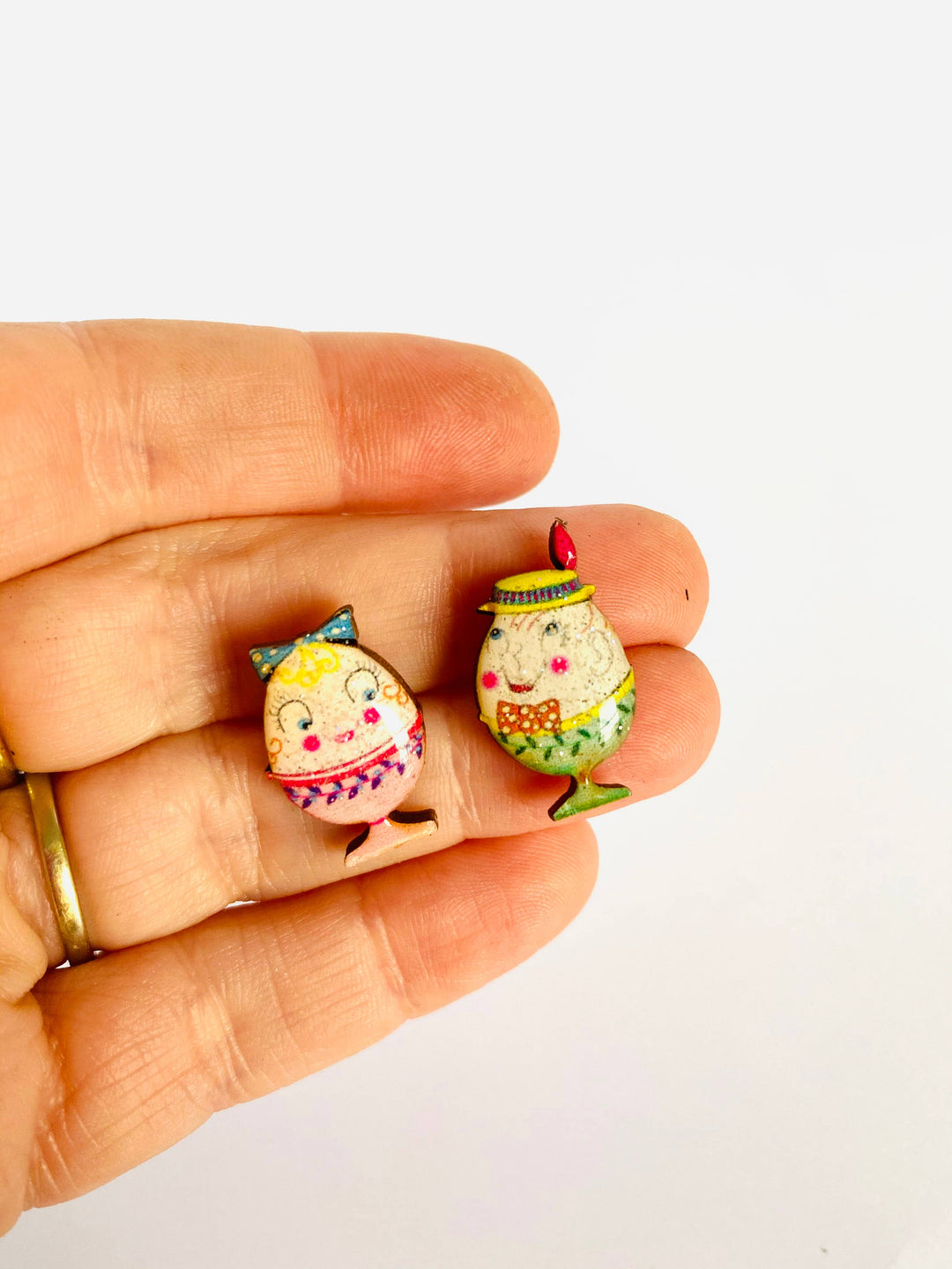 Little Easter Egg Studs by Rosie Rose Parker