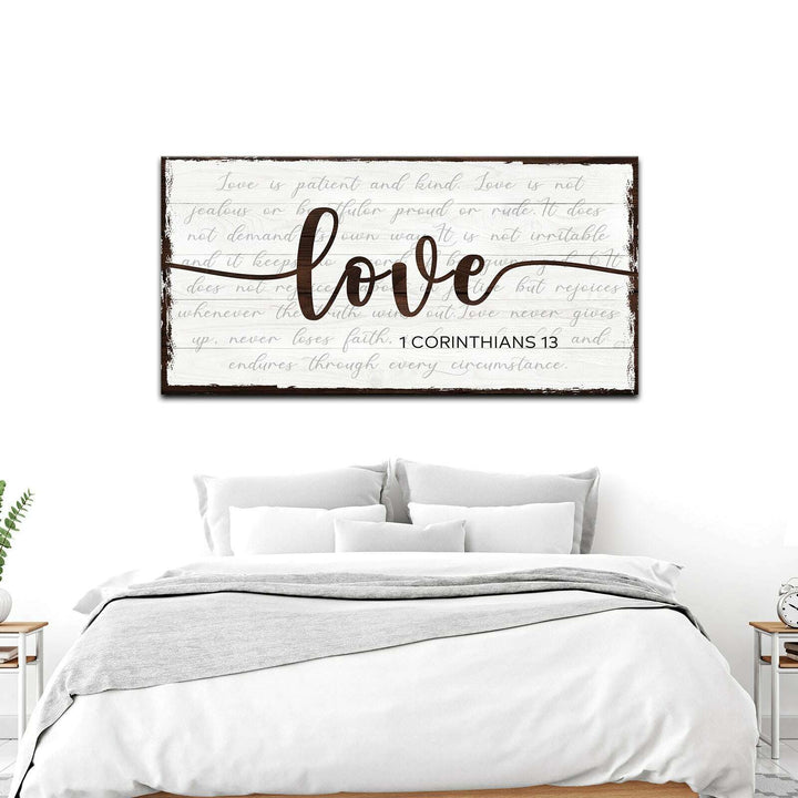 1 Corinthians 13 - Love Sign