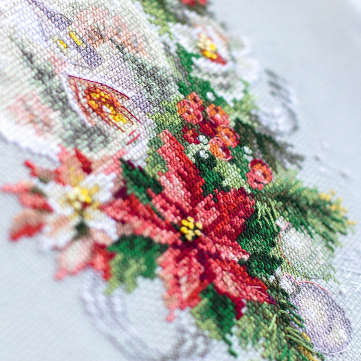 –°Hristmas Candle Counted Cross Stitch Kit by Magic Needle 540-231
