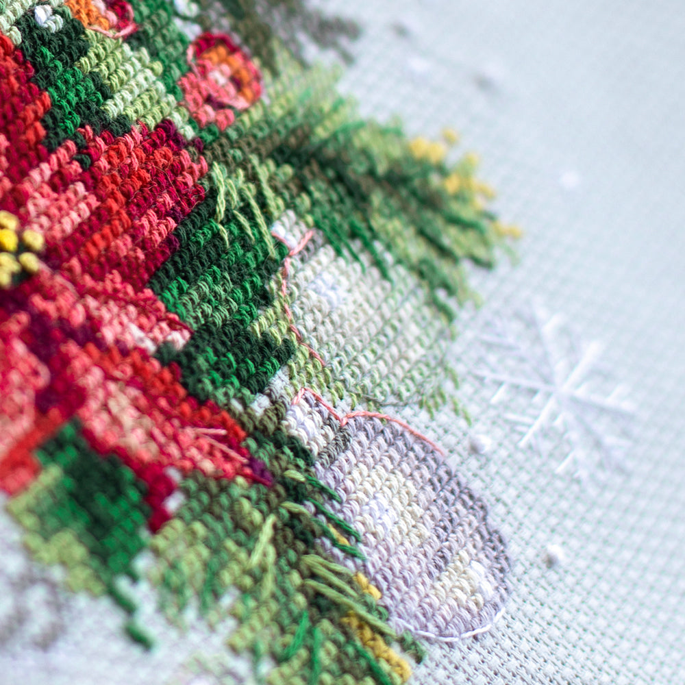 –°Hristmas Candle Counted Cross Stitch Kit by Magic Needle 540-231