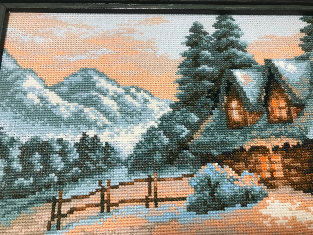 Winter View R1080 Counted Cross Stitch Kit