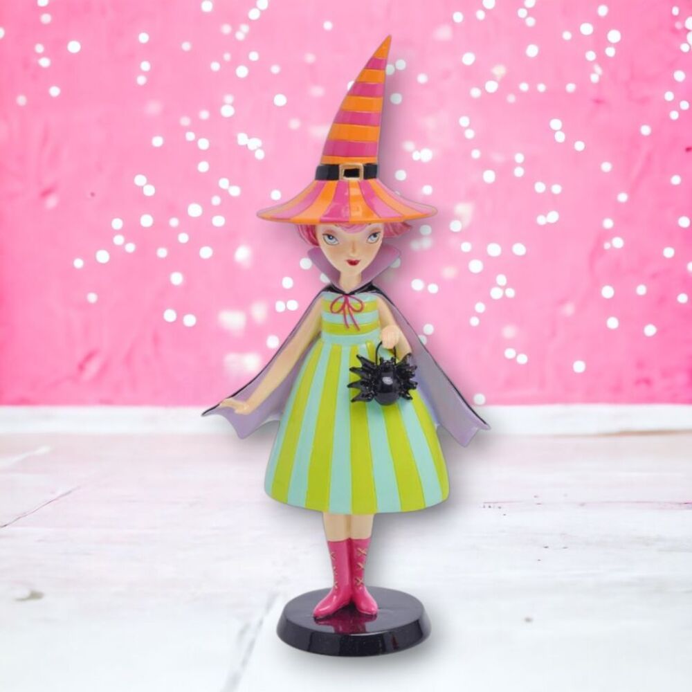 10in Witch with Orange Hat by December Diamonds
