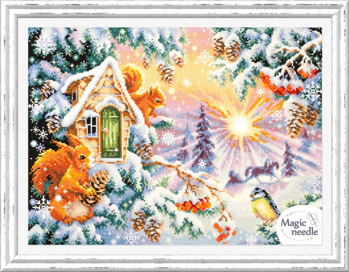 Winter Morning 110-700 Counted Cross-Stitch Kit