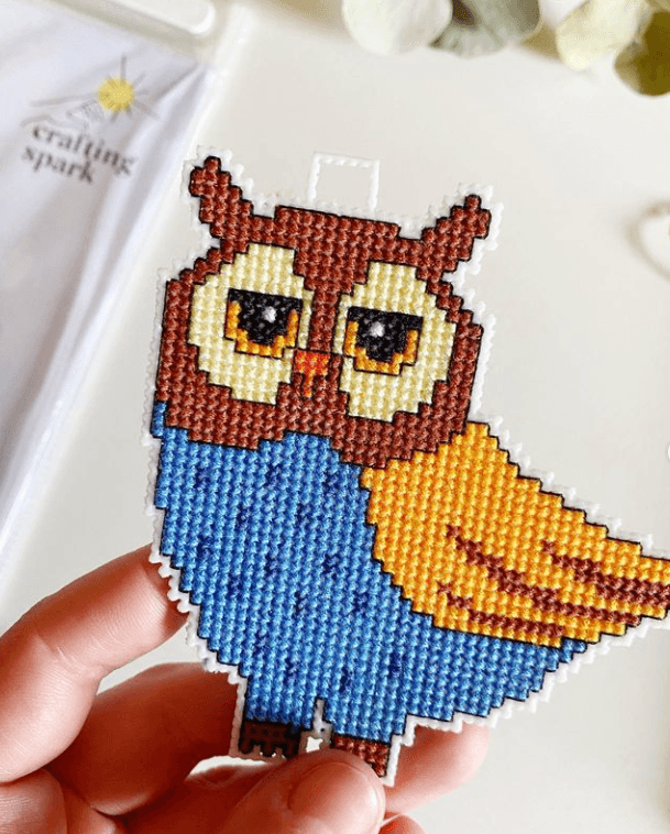 "Owls" 110CS Counted Cross-Stitch Kit