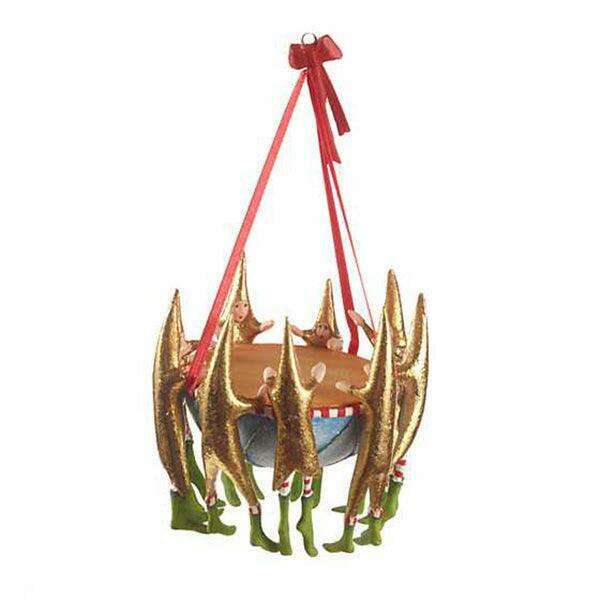 12 Days 9 Drummers Drumming Ornament by Patience Brewster - Quirks!