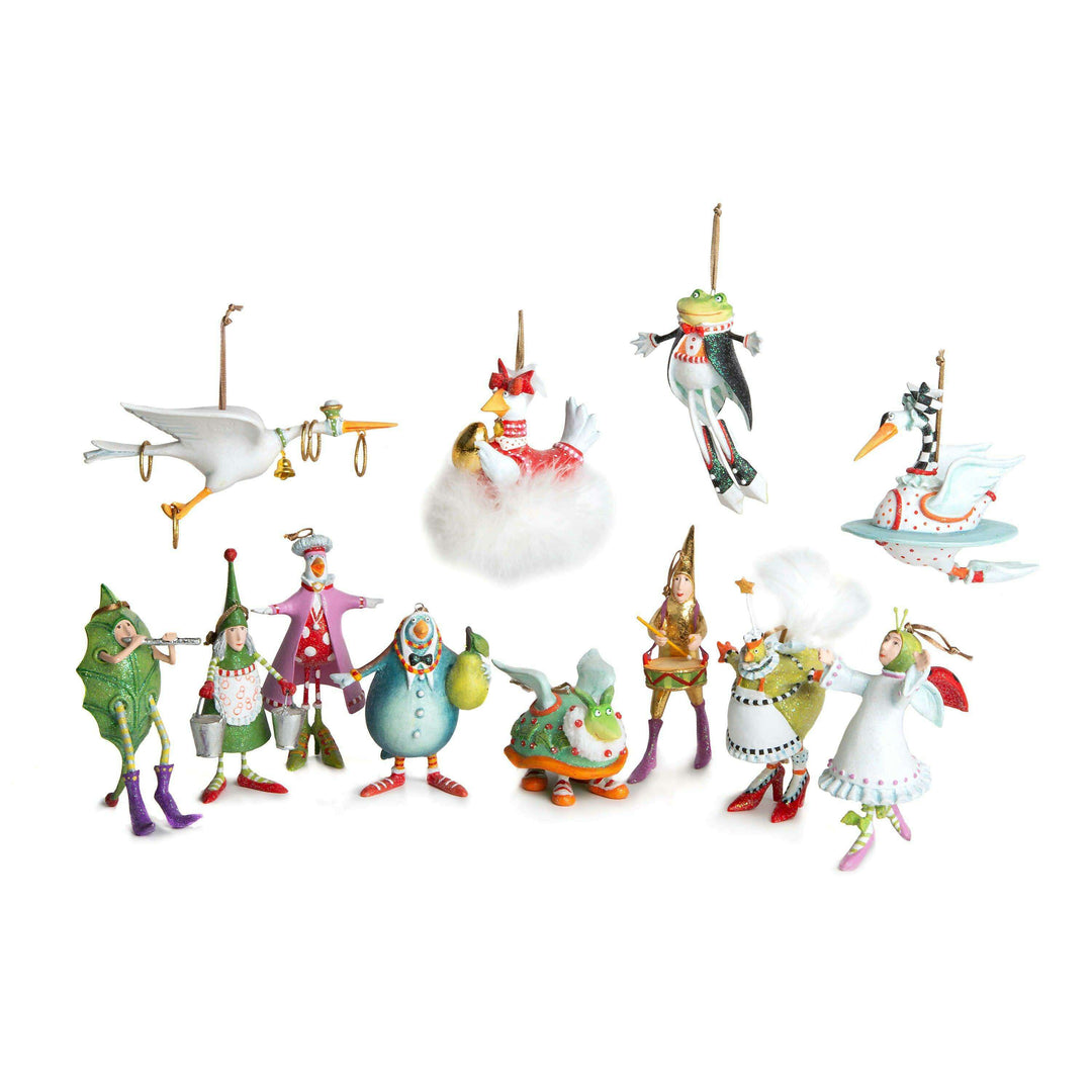 12 Days MINI Ornament by Patience Brewster — Three French Hens