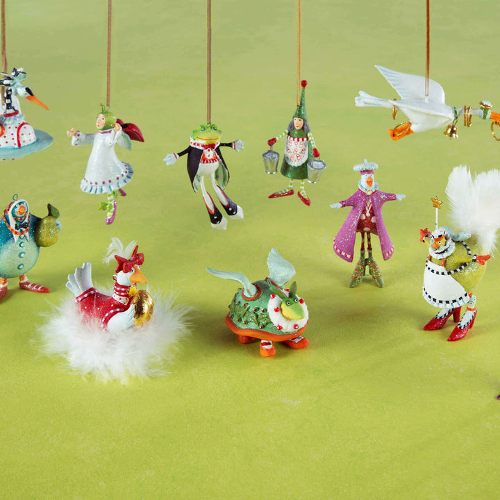 12 Days MINI Ornament by Patience Brewster — Eight Maids a-Milking