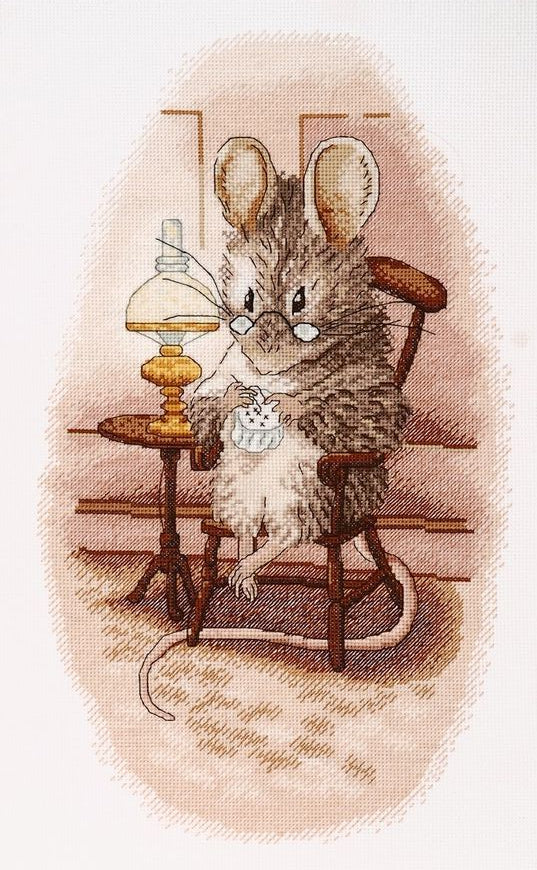 Needlewoman mouse Counted cross stitch kit 1224A