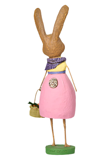 Phoebe Hare Easter Bunny Figurine by Lori Mitchell - RETIRED