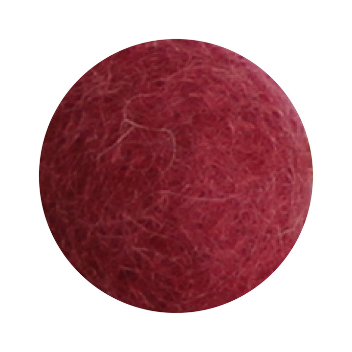 Felt Flowers - Blossom Extra Large (7cm) - Red Wine