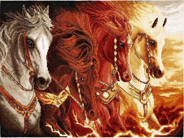 The Four Elements Counted cross stitch kit 1244A