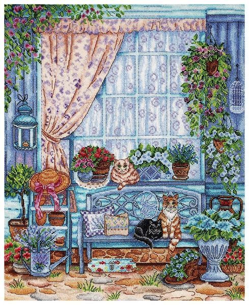 Near the next window  Counted cross stitch kit 1269A