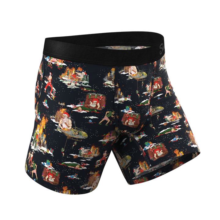The 12 Slays of Christmas | Christmas Scene Ball Hammock® Pouch Underwear