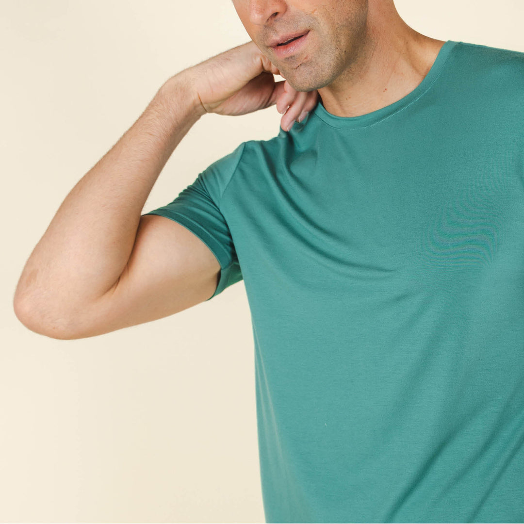The Curacao | Teal SleepDeep™ Men’s Pajama Shirt