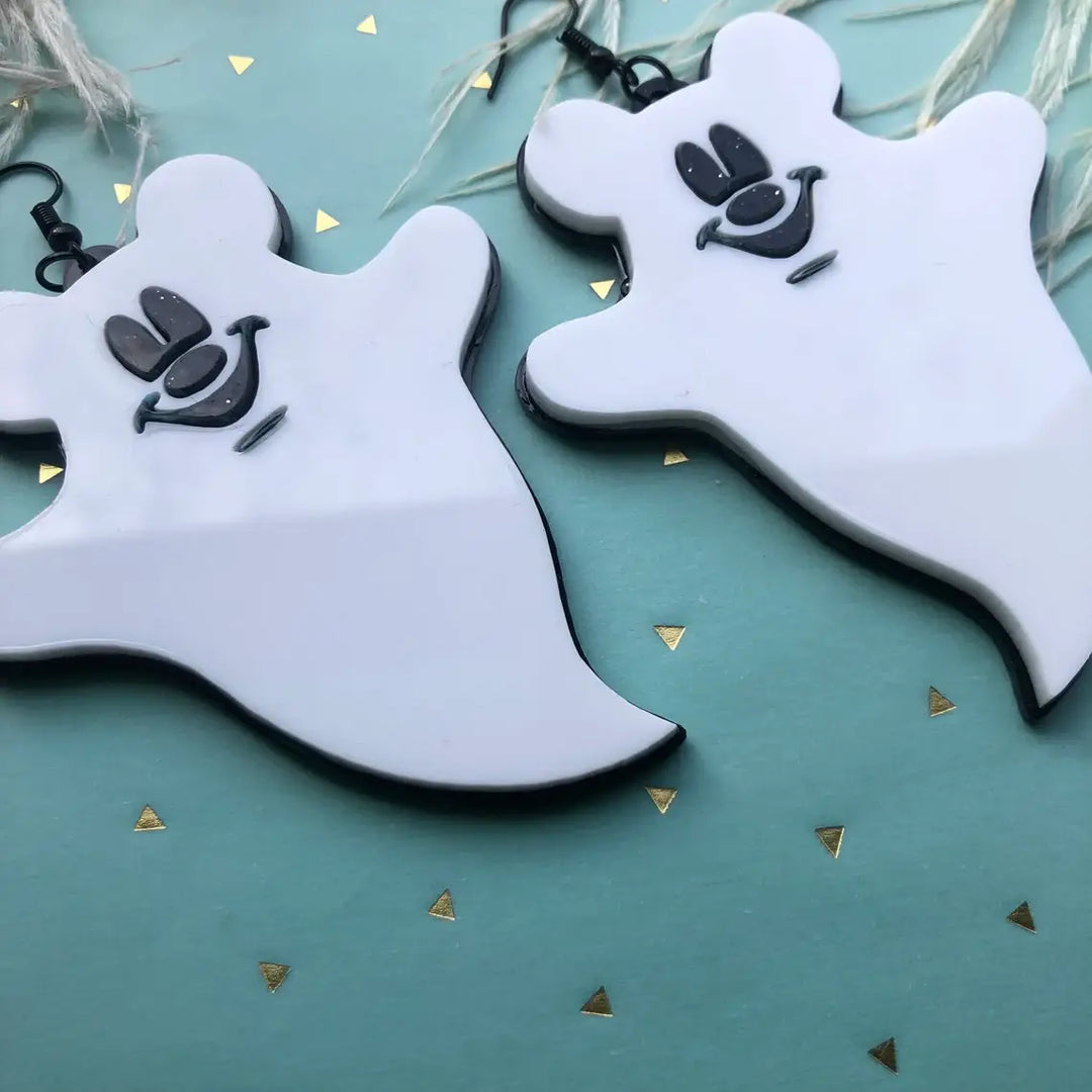 Mickey Mouse Ghost Earrings