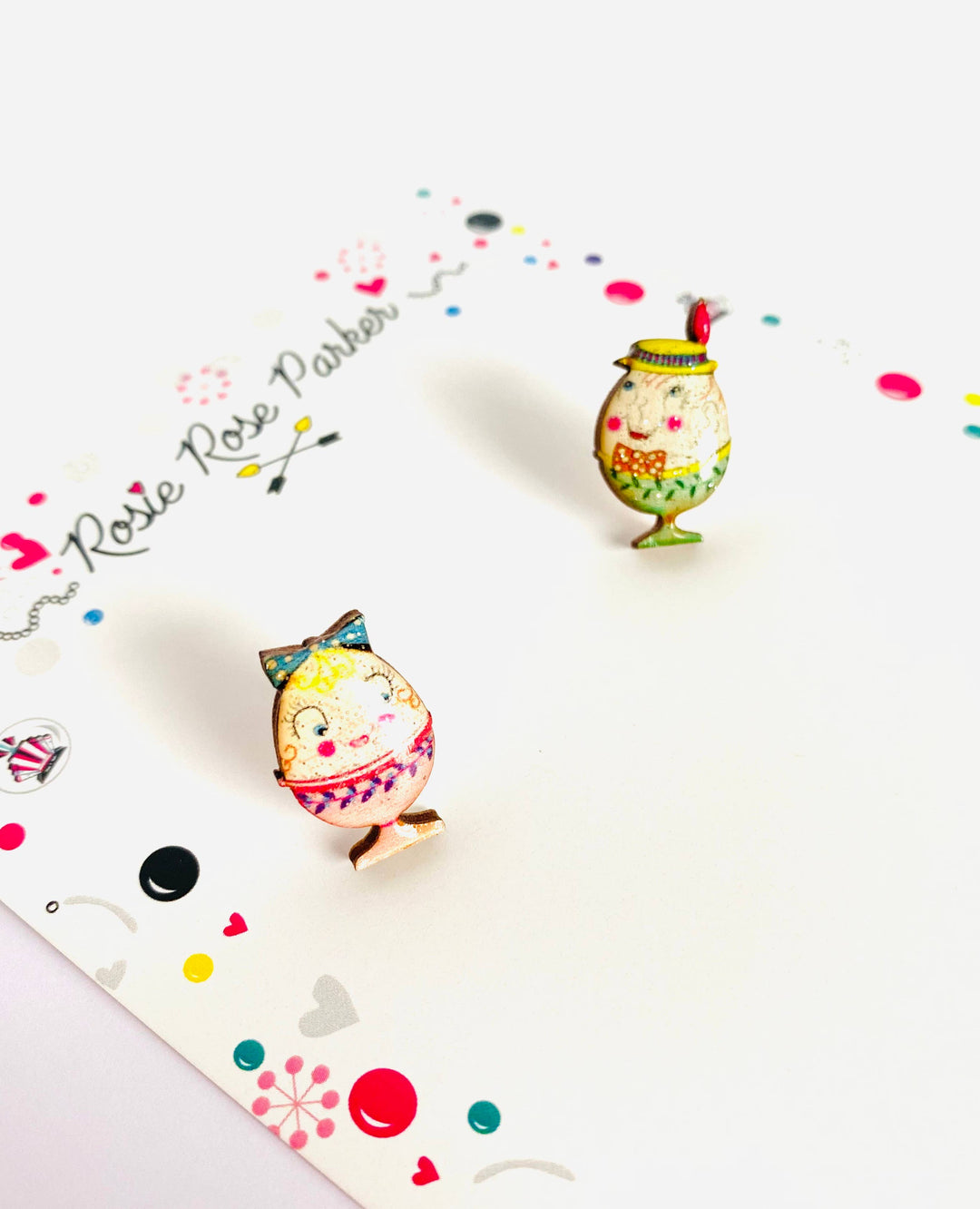 Little Easter Egg Studs by Rosie Rose Parker