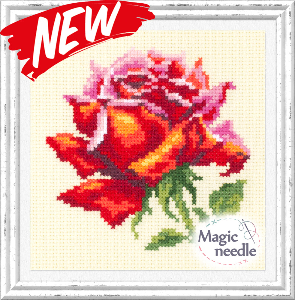 Red Rose 150-003 Counted Cross-Stitch Kit