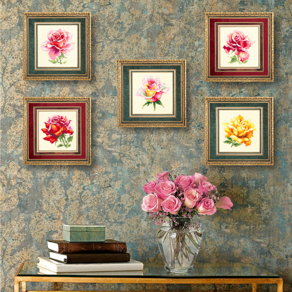 Red Rose 150-003 Counted Cross-Stitch Kit