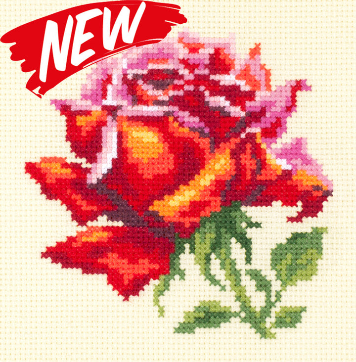 Red Rose 150-003 Counted Cross-Stitch Kit