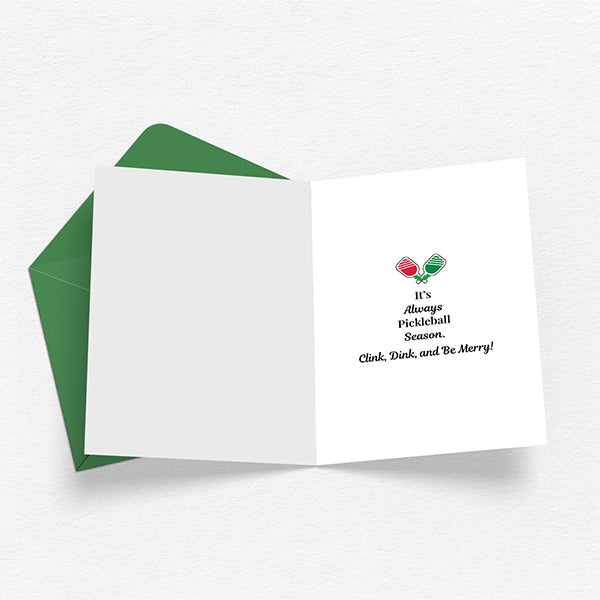 Pickleball Christmas Card